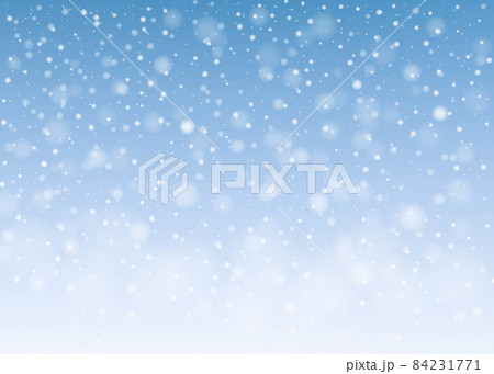 Snowfall With Blue Background And Snow Snowfall With Blue Background And Snow 84231771