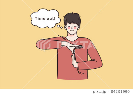 Time out in sport concept. Time out in sport concept. 84231990