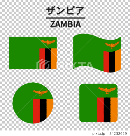 Zambia flag illustration Zambia flag illustration 84232629