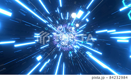 VJ トンネル ナイトクラブ ディスコ ゲーム 青 [別Verあり] 84232984