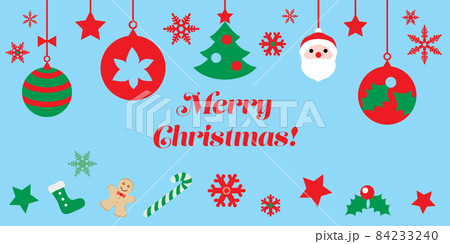 クリスマスのフレームデザイン 84233240