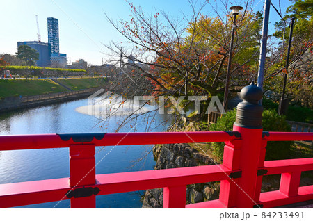 岡崎城　龍城堀　神橋　岡崎市 84233491
