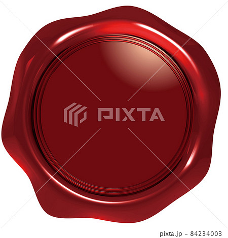 赤いシールワックスのエンブレム 84234003