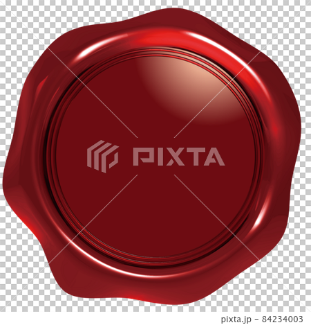 Red seal wax emblem 84234003