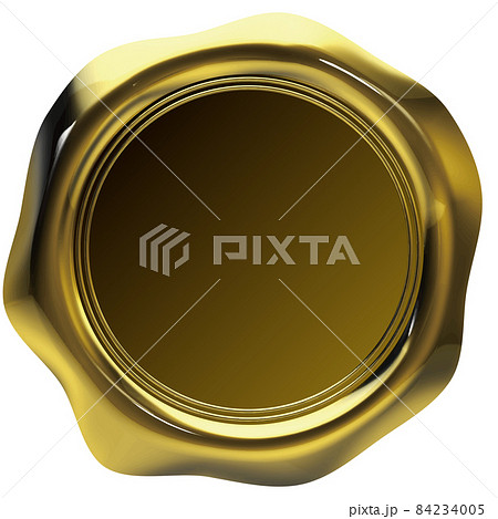 黄金のシールワックスのエンブレム 黄金のシールワックスのエンブレム 84234005