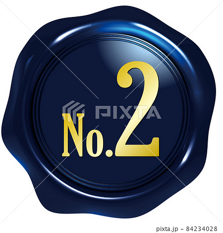 No2　青いシールワックスのエンブレム 84234028