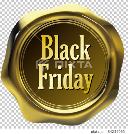 Black Friday 黄金のシールワックスのエンブレム Black Friday 黄金のシールワックスのエンブレム 84234063