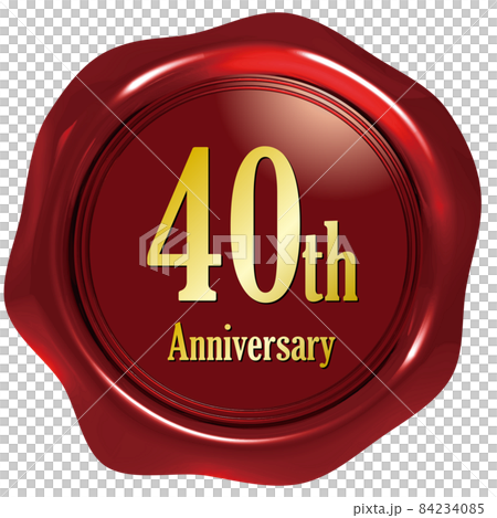 50th Anniversary 赤いシールワックスのエンブレム 50th Anniversary 赤いシールワックスのエンブレム 84234085