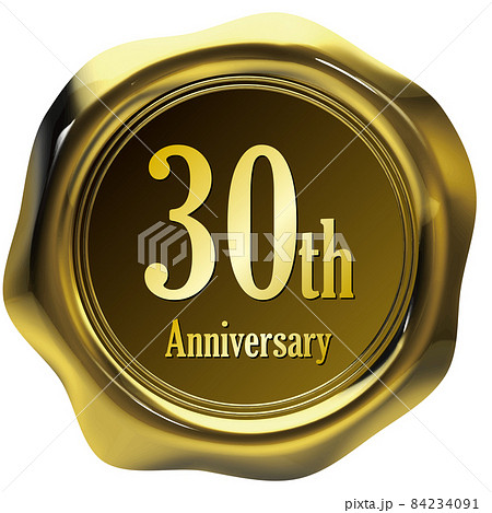 30th Anniversary　黄金のシールワックスのエンブレム 84234091