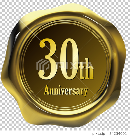 30th Anniversary　黄金のシールワックスのエンブレム 84234091