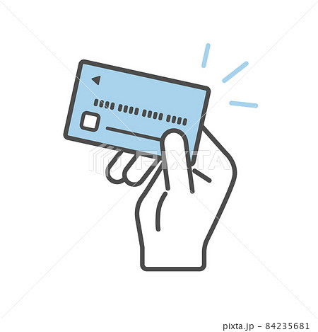 クレジットカード決済　イメージイラスト 84235681