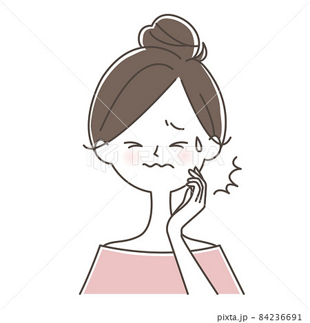 歯が痛い女性 歯が痛い女性 84236691