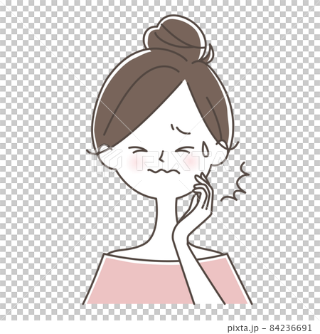 牙痛的女人 牙痛的女人 84236691