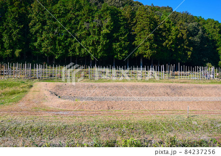 長篠の合戦の激戦地　設楽原　馬防柵　新城市 84237256