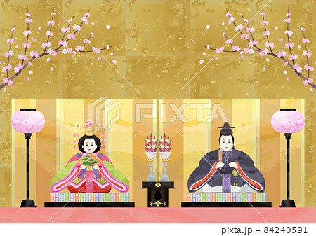 桃の節句-親王飾り/京風 桃の節句-親王飾り/京風 84240591