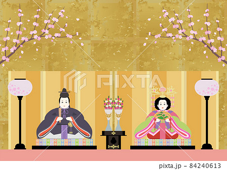 桃の節句-親王飾り 84240613