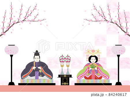 桃の節句-雛人形 84240617