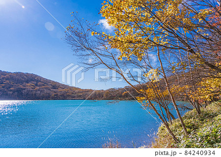 (群馬県)赤城山・小沼湖畔 一足早い秋 (群馬県)赤城山・小沼湖畔 一足早い秋 84240934