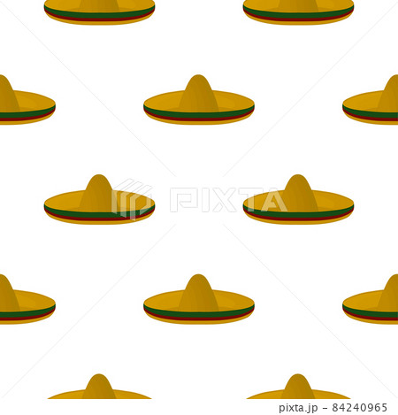 Illustration on theme pattern mexican hats sombrero 84240965