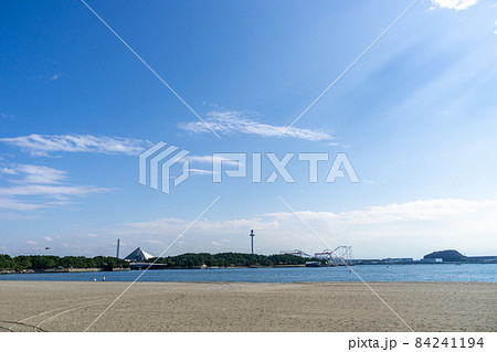 神奈川県横浜市金沢区の海の公園 84241194