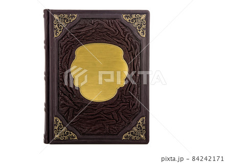 book with cover color isolated on white background, front view. 84242171