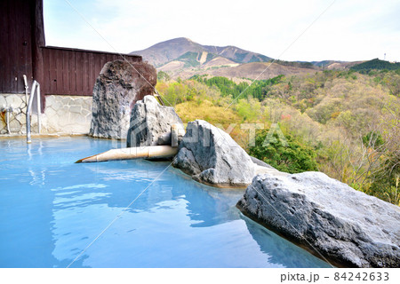 わいた温泉郷　豊礼の湯　岳の湯温泉　はげの湯温泉　青白色の湯　　熊本県小国町 84242633