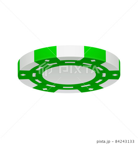 green poker chips clip art