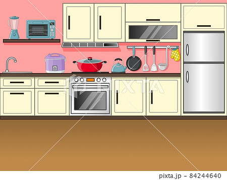 Kitchen decor, interior design and house - Stock Illustration  [104874100] - PIXTA