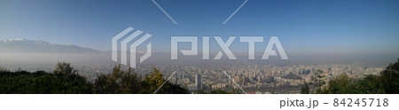 Panoramic of Santiago, Chile. high angle, cityscape Panoramic of Santiago, Chile. high angle, cityscape 84245718