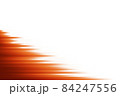 赤い階段状の帯背景イラスト 84247556