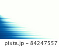 青い階段状の帯背景イラスト 84247557