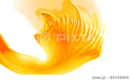 揺れ動く炎を表現した水彩抽象背景画像 84248900