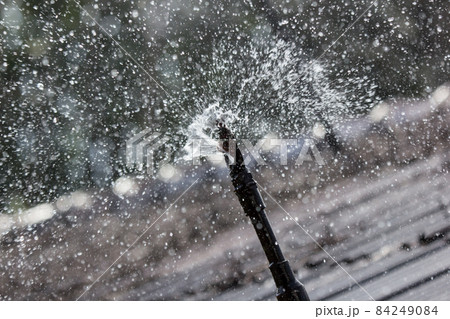 Black water sprinkler working Black water sprinkler working 84249084