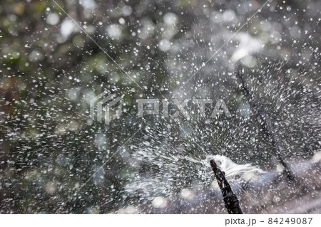 Black water sprinkler working 84249087