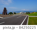 北海道の発電所まで続く道 84250225