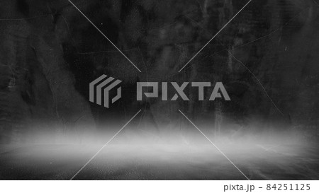 Old black background. Grunge texture. Dark wallpaper. Blackboard Chalkboard Concrete 84251125