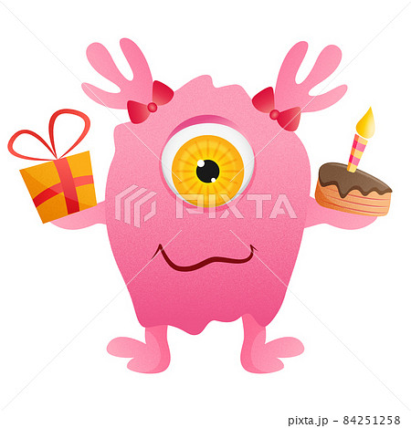 Colorful cute monster. Funny cartoon character. Vector illustration. Colorful cute monster. Funny cartoon character. Vector illustration. 84251258