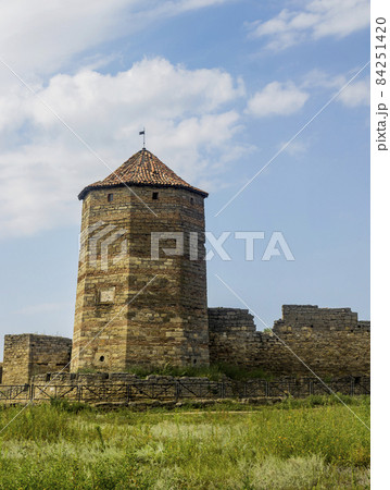 a tower of the Akkerman fortress in Bilhorod-Dnistrovsky, Odessa region of Ukraine 84251420