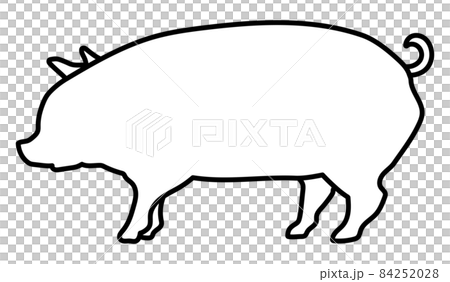 spanish food clipart black and white pig