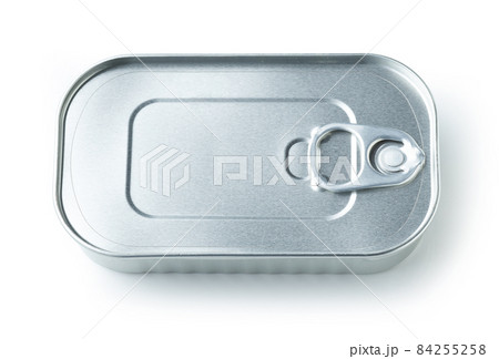 metal can on white background 84255258