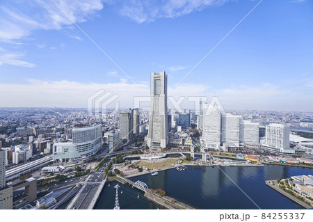 横浜の都市風景 ランドマークタワー 横浜の都市風景 ランドマークタワー 84255337