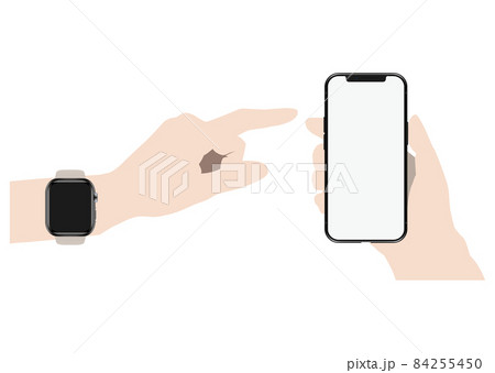 スマートウォッチとスマートフォン スマートウォッチとスマートフォン 84255450