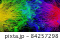 Abstract multi-colored background of threads 3d rendering 84257298