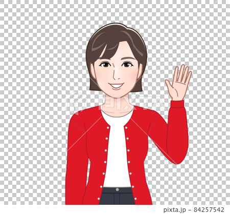 羊毛衫的女人 84257542