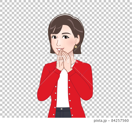羊毛衫的女人 84257560