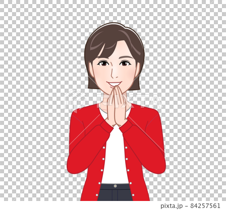 羊毛衫的女人 84257561