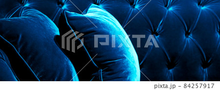 Home decor, interior design and luxury furniture background, sofa and pillow detail 84257917