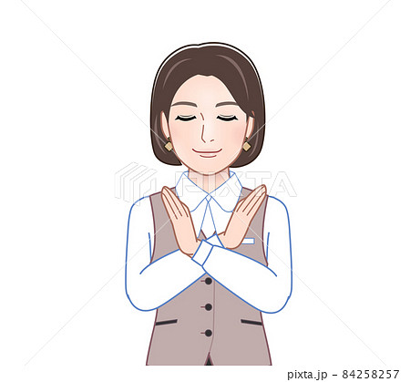 受付の女性 84258257