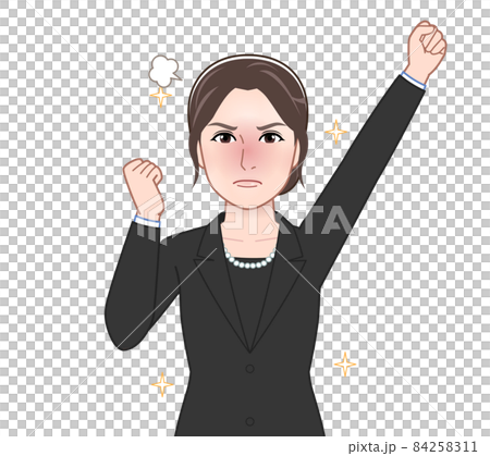 お葬式に出席した女性 お葬式に出席した女性 84258311