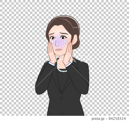 參加葬禮的女性 84258314